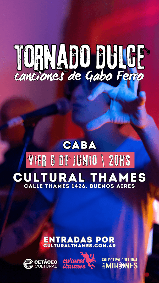 Tornado Dulce. Canciones de Gabo Ferro
