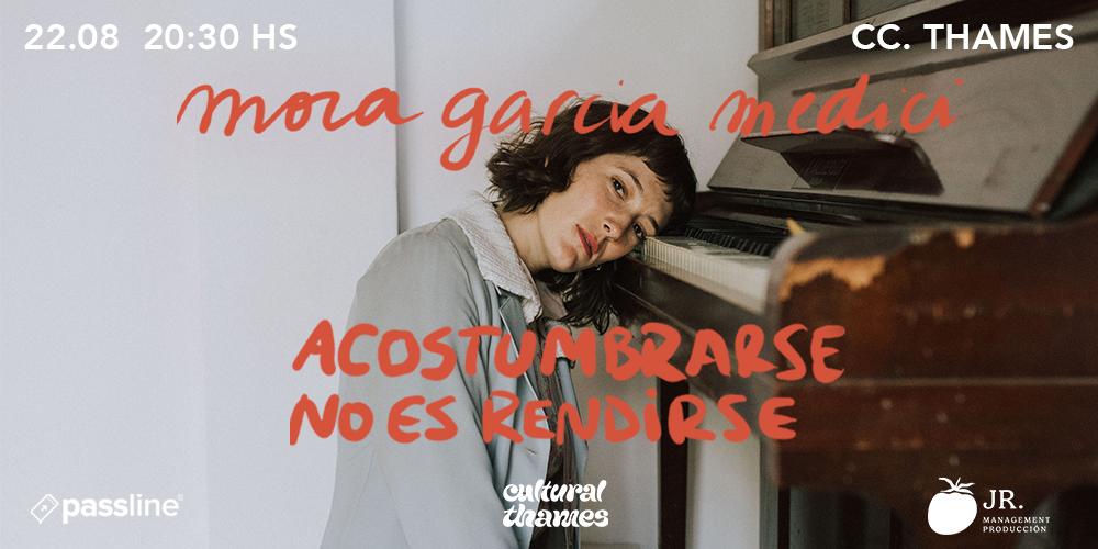 Mora García Medici presenta “Acostumbrarse no es rendirse”