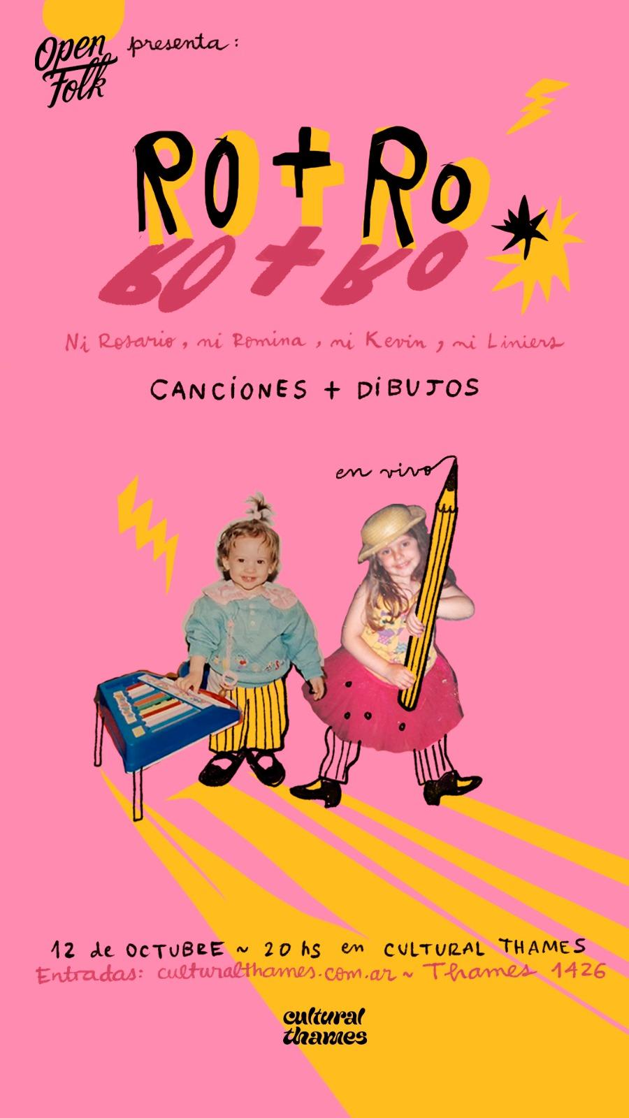 Ro + Ro: Canciones y dibujos en vivo